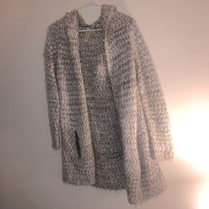 Open Hooden Cardigan